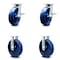 Service Caster 8 Inch Kingpinless Solid Poly Wheel Swivel Caster Swivel 2 Rigid SCC, 2PK SCC-KP30S820-SPUR-2-R-2 - alternate 1